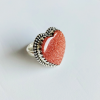 Sunstone Ring 925 Sterling Silver Ring-13