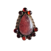 Strawberry Quartz 925 Sterling Silver Ring RING-87