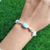 Larimar/Moonstone/Blue Topaz Bracelet B-LAR-1