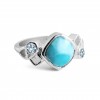 Larimar Ring (CST-RING-17) CST-RING-17