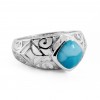 Larimar Ring (CST-RING-19) CST-RING-19