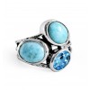 Larimar Ring (CST-RING-21) CST-RING-21