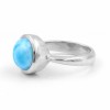Larimar Ring (CST-RING-63) CST-RING-63