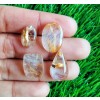 Golden rutile quartz Cabochon MJ-MARS-379