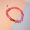 Rose Quartz Beads Stretch Bracelet MJ_BR_107-3