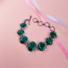 Malachite 925 Sterling Silver Bracelet B-MCT-15