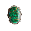 925 Sterling Silver Malachite Ring MJ_SKU_44