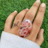 Brecciated mookaite jasper Ring RING-1050