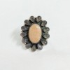 Peach Amazonite,Rose Quartz Ring RING-810
