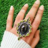 Rainbow Obsidian,Peridot Ring RING-844