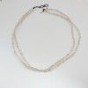 2  Line Strand Rose Quartz Beads Necklace BDS-N-002-10