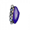 Purple Agate, Moonstone Ring Ring-283