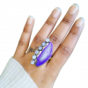 Purple Agate, Moonstone Ring Ring-283