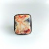 Natural Crazy Lace Agate Ring Ring-294