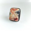 Natural Crazy Lace Agate Ring Ring-294