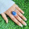 Natural Lapis Lazuli Ring Ring-325