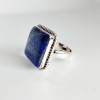 Pretty Lapis Lazuli Cushion Ring RING-344