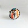 Copper Oyster Turquoise Ring Ring-382