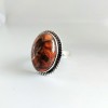 Natural Orange Mohave Copper Turquoise Ring-386
