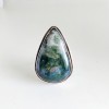 Green Moss agate Ring Ring-401