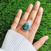 Green Moss agate Ring Ring-401