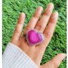 Pink Agate Ring Ring-487
