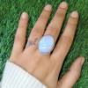 Oval Moonstone Ring RING-596