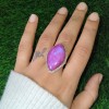 Pink Moonstone Ring RING-612