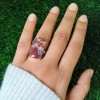 Crazy lace Agate Ring RING-660
