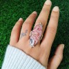 Crazy lace Agate Ring RING-661