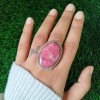 Thulite Oval Ring Ring-669