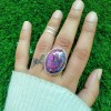 Purple Copper Turquoise Ring RING-733