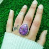 Purple Copper Turquoise Ring RING-736