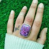Purple Copper Turquoise Ring RING-737