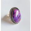 Purple Turquoise 925 Sterling Silver Ring Ring-4