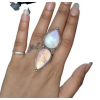 Rose Quartz And Moonstone Ring SKU-293 RING-293