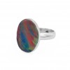 Aurora Opal Ring 925 Sterling Silver RING-194