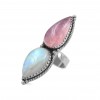 Rose Quartz And Moonstone Ring SKU-293 RING-293