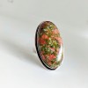 Unakite Gemstone Ring Ring-358