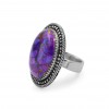 Purple Turquoise 925 Sterling Silver Ring RING-4
