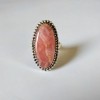 Rhodochrosite oval Ring RING-624