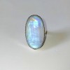 Moonstone Oval Ring Ring-671