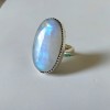 Moonstone Oval Ring Ring-671