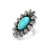 Arizona Turquoise,Moonstone Ring RING-773
