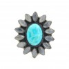 Arizona Turquoise,Moonstone Ring RING-773