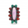 Kunzite,Onyx Ring Ring-780