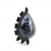 Gabru jasper ,Black Onyx Ring RING-823