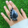 Gabru jasper ,Black Onyx Ring RING-823