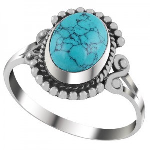 925 Sterling silver Ring with semi precious stones CST-RING-122