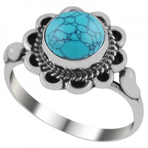 925 Sterling silver Ring with semi precious stones CST-RING-125